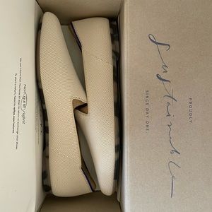 Rothy’s Almond Loafer in Vanilla Bean